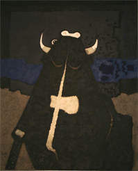 A. Rodríguez Luna. Toro furioso, (1973). Museo ARL, Montoro (Córdoba)