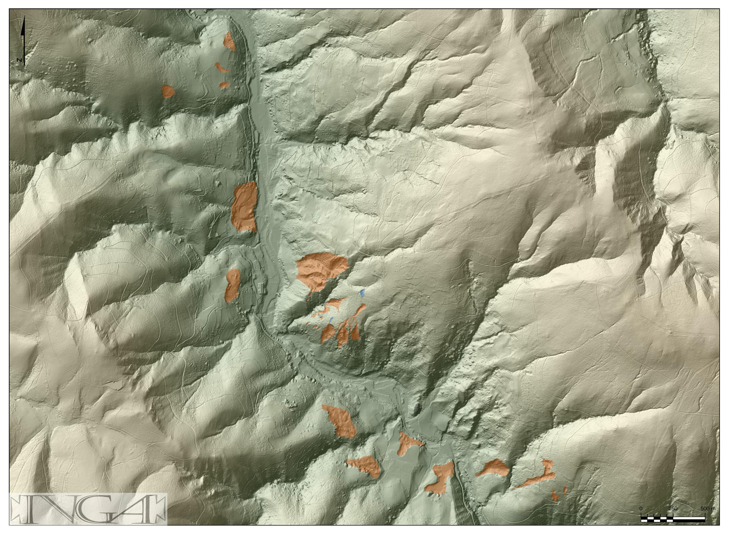 Mapa Minas Ibias