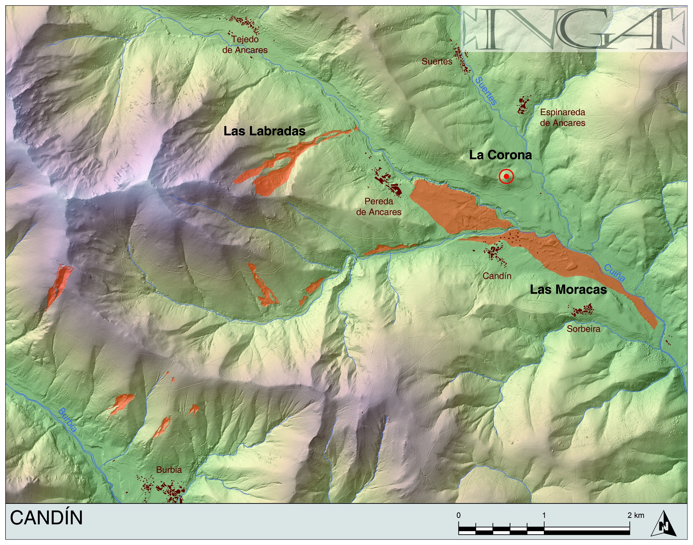 Mapa minas Ancares