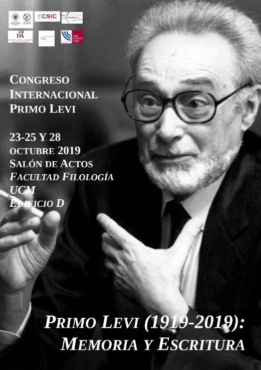 Congreso Internacional “Primo Levi (1919-2019): Memoria y escritura“